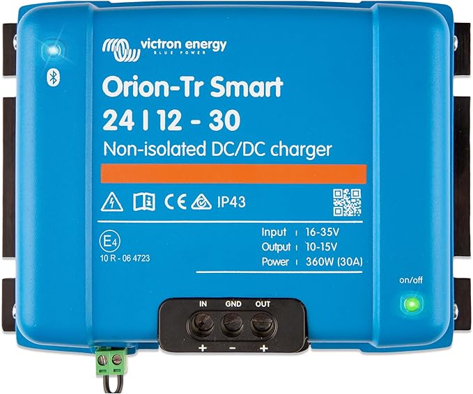 Victron Energy Orion-Tr Smart 24/12V 30A (360W) Non-isolated DC-DC Charger - ORI241236140