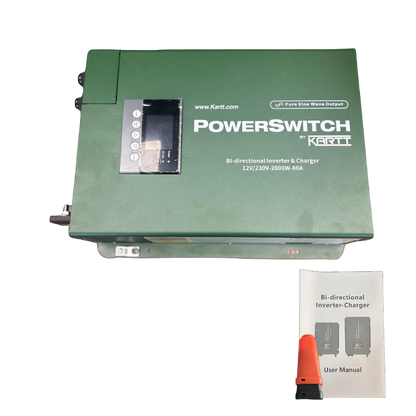 PowerSwitch by KARTT - 2kW Inverter/Charger built in screen