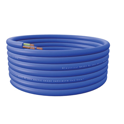 Cable Arctic Blue 2.5mm Flex per Metre.