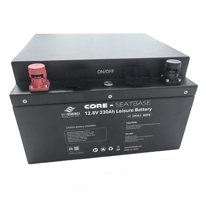 Lithium Leisure Battery - Skyenergi Core 230Ah Seat-base Bluetooth & Heat-Pad
