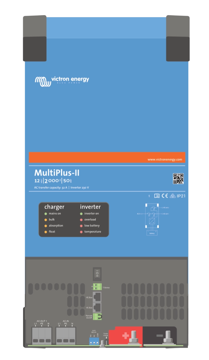 Solar Power & Electrics System - 3kVa Inverter/Charger, Battery to Battery Charger, Monitoring. (Non CanBus)