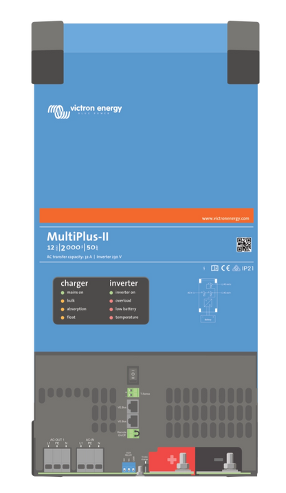 Solar Power & Electrics System - 3kVa Inverter/Charger, Battery to Battery Charger, Monitoring. (Non CanBus)