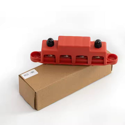 Skyenergi Busbar 250A 4P + Cover – SE-VBB125040010R Red