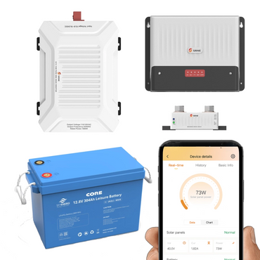 SRNE Power System inc. MPPT - DC/DC Charger - AC Charger & 3kW Inverter