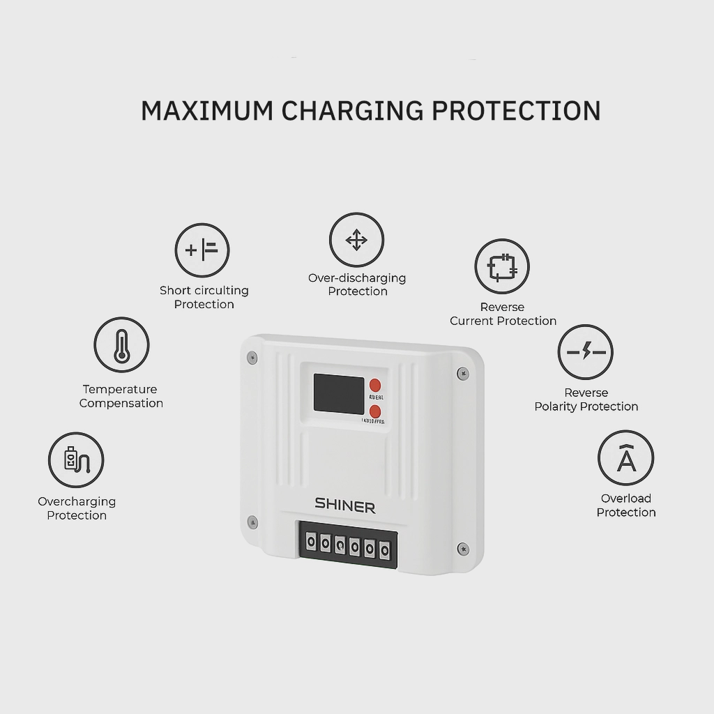 SRNE Shiner 2430 MPPT 30A with Bluetooth