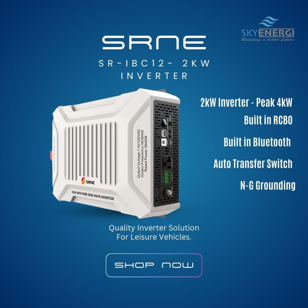 SRNE SR-IBC12-2kW Pure Sine Wave Inverter