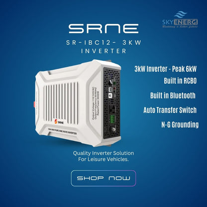 SRNE SR-IBC12-3kW Pure Sine Wave Inverter