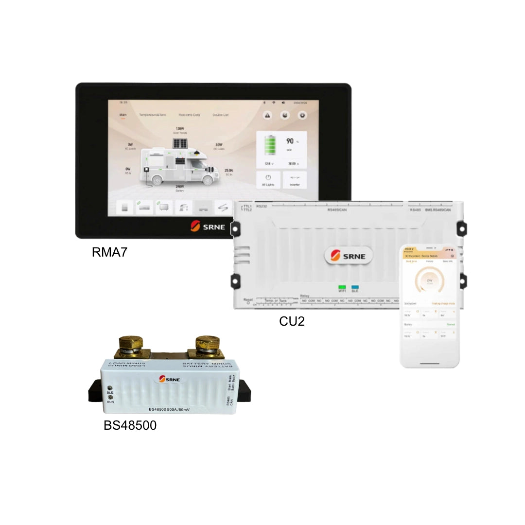 SRNE Eco System Starter Kit. CU2. RMA7. BS48500
