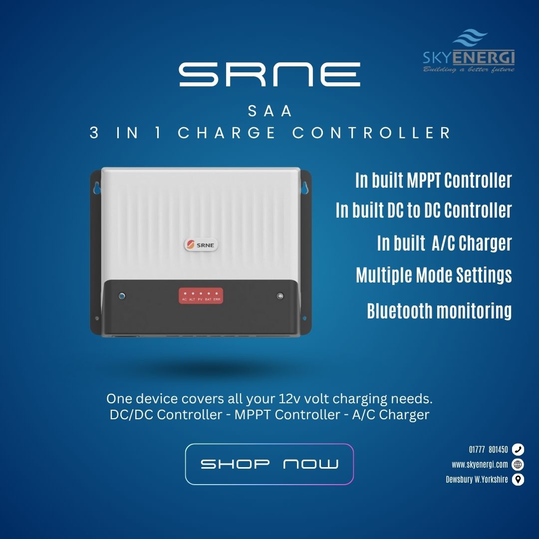SRNE SAA 1250 3 in 1 Charge Controller