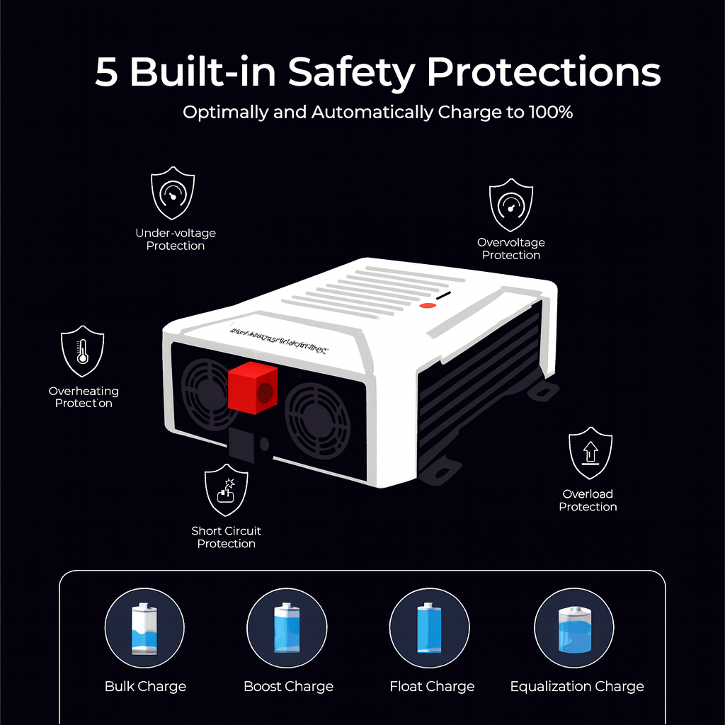 SRNE SR-IBC12-3kW Pure Sine Wave Inverter/Charger