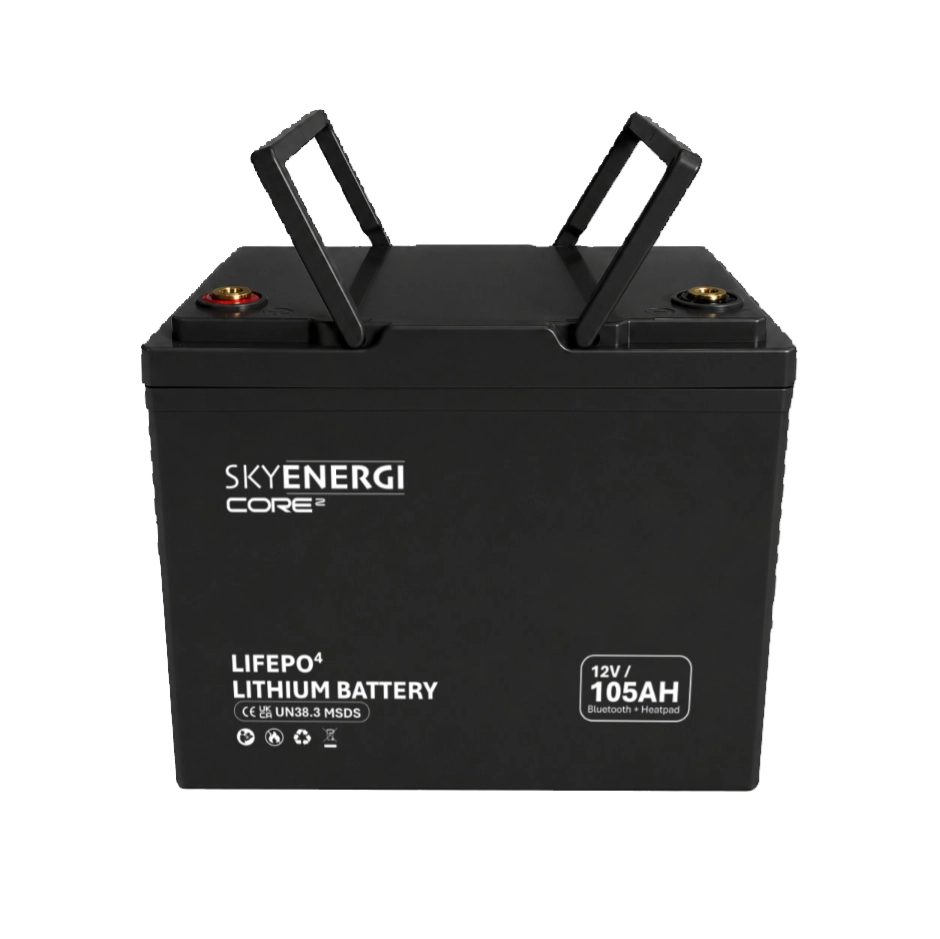 Skyenergi Core2 105Ah Lithium Leisure Battery - Bluetooth & Heat-Pad