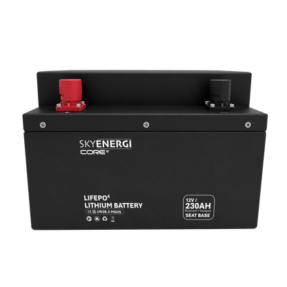 Lithium Leisure Battery - Skyenergi Core2 230Ah Seat-base Bluetooth & Heat-Pad