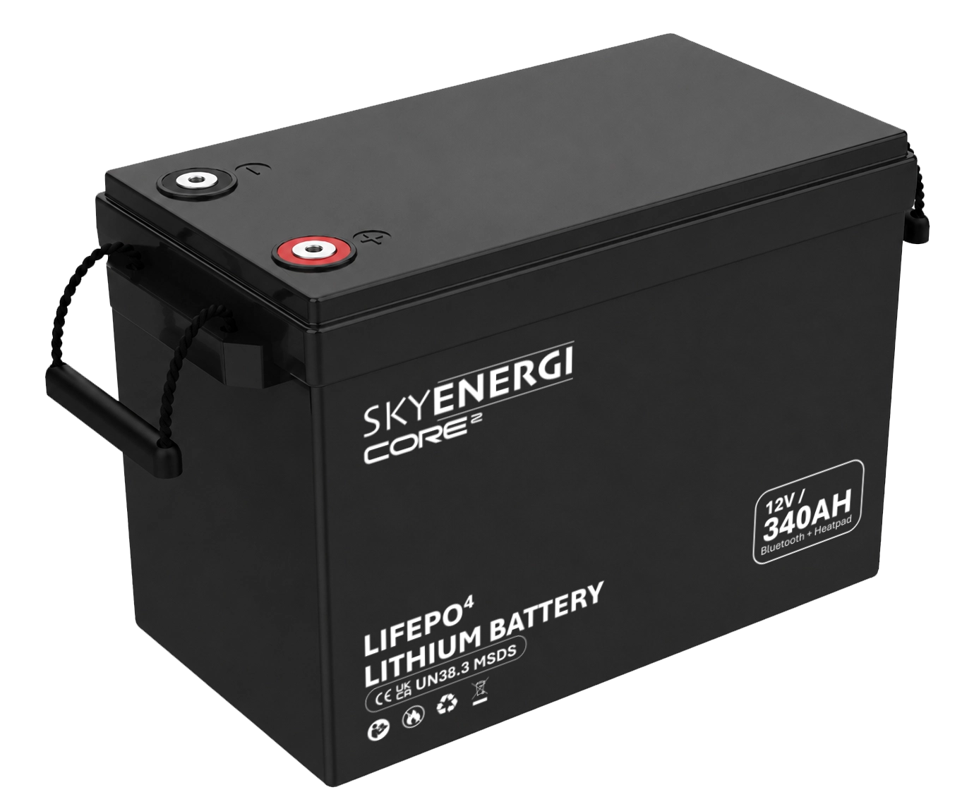 Skyenergi Core2 340Ah  Lithium Leisure Battery - Bluetooth & Heat-Pad