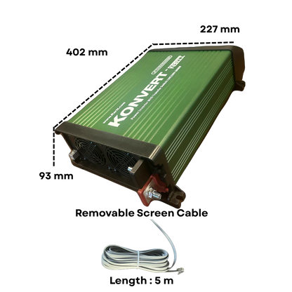 Konvert by KARTT - 3kW Inverter with removable screen