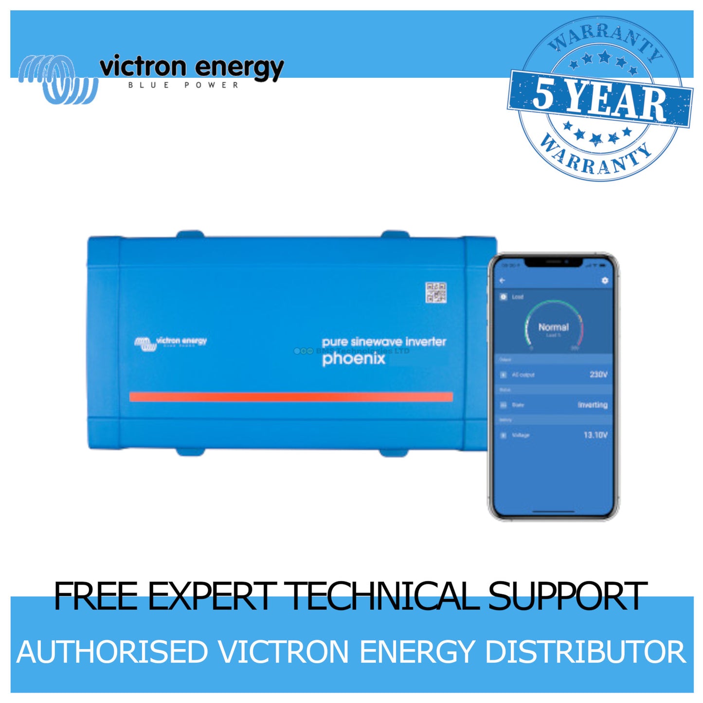 Victron Energy Phoenix Inverter 24/1200 230V VE.Direct IEC - PIN242121100