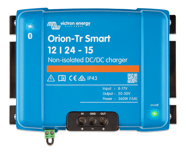 Victron Energy Orion-Tr Smart 12/24V 15A (360W) Non-isolated DC-DC Charger - ORI122436140