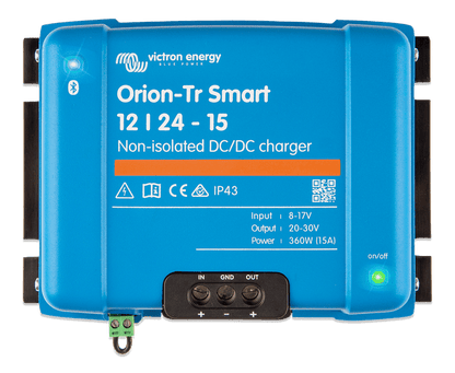 Victron Energy Orion-Tr Smart 12/24V 15A (360W) Non-isolated DC-DC Charger - ORI122436140