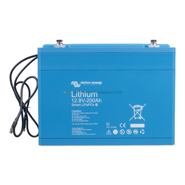 Victron Energy LiFePO4 Battery 12.8V 200Ah Smart - BAT512120610