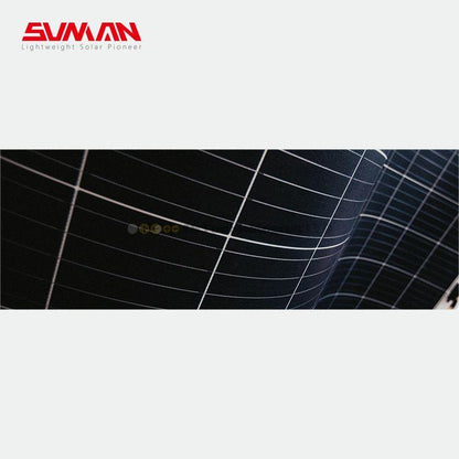 2x Sunman eArc 375W Flexible Mono Solar Panel