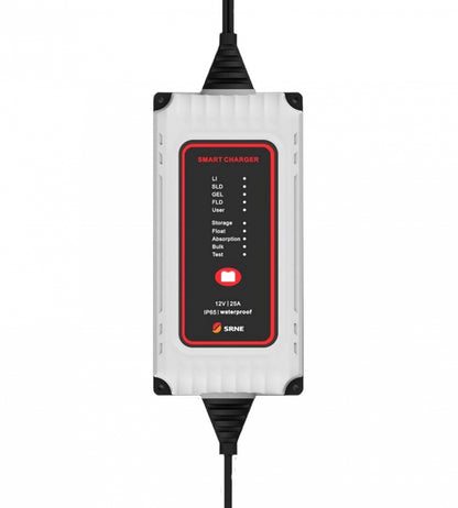 SRNE 12V 25A Intelligent Charger