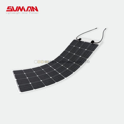 2x Sunman eArc 185W Flexible Mono Solar Panel