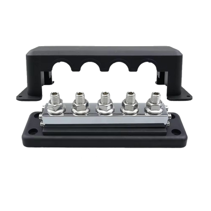 Skyenergi Busbar 600A 4 Stud - Negative Black