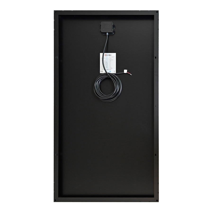 130W Rigid Solar Panel Black