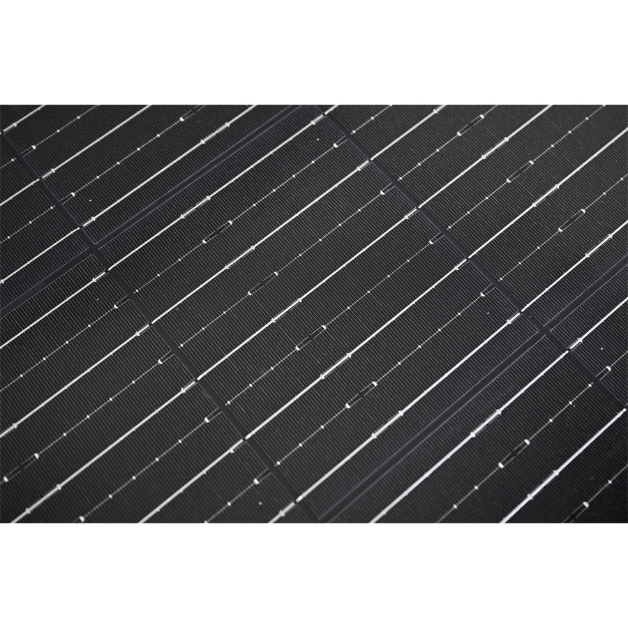 130W Rigid Solar Panel Black
