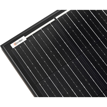 160W Rigid Solar Panel Black