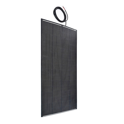 200W Semi-Flexi Solar Panel Black Rear Exit