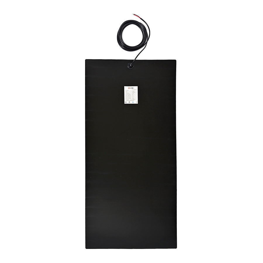 200W Semi-Flexi Solar Panel Black Rear Exit