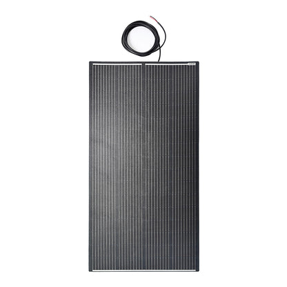 200W Semi-Flexi Solar Panel Black Rear Exit