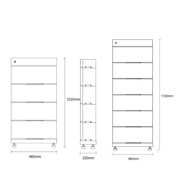 Pytes Pi Lv1 Stackable Storage Battery