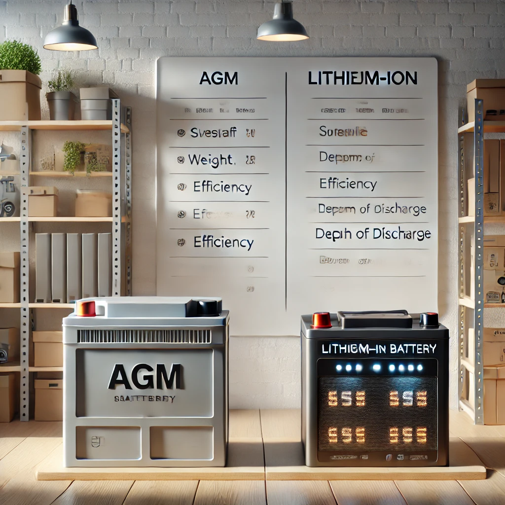 Advantage Of Lithium Batteries Over Agm