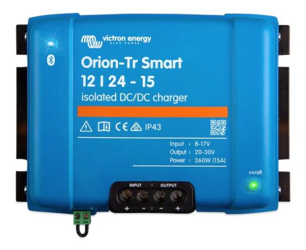 Victron Energy Orion-Tr Smart 12/24V 15A (360W) Isolated Dc-Dc Charger – Ori122436120