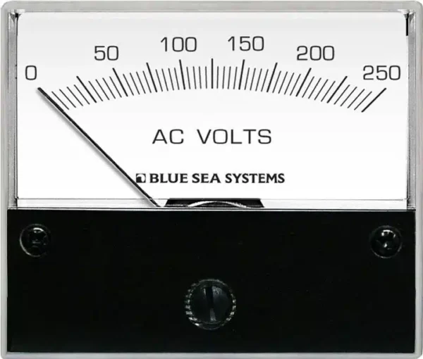 Blue Sea Ac Voltmeter – 0 To 250V Ac