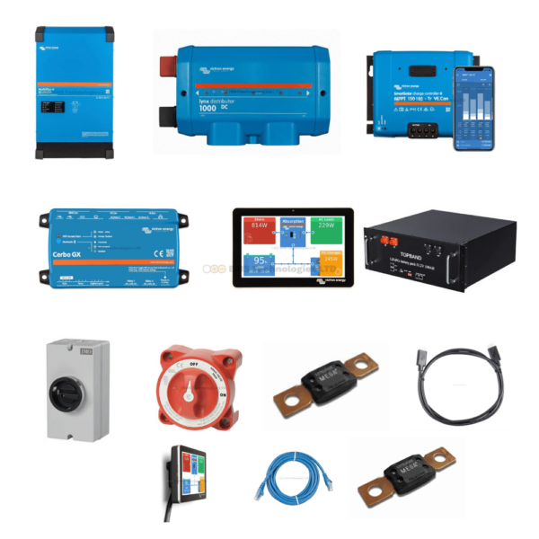 Ess Kit 5Kva Off Grid/Ess System With 51.2V 20Kw Lithium Battery Storage - Image 2