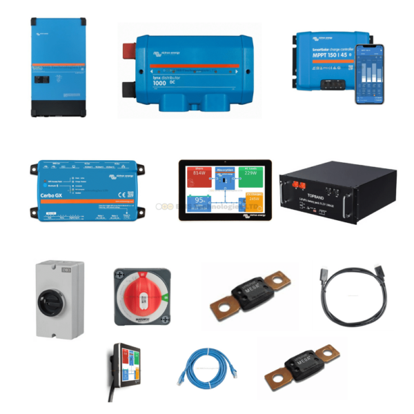 Ess Kit 10Kva Off Grid/Ess System With 51.2V 20Kw Lithium Battery Storage - Image 2